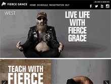 Tablet Screenshot of fiercegracewest.com